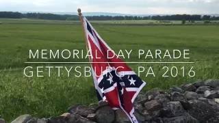 Memorial Day Parade Gettysburg PA May 30 2016 [upl. by Eedak]