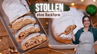 Leckerer Stollen mit Marzipan amp Karamell 😍 Ganz einfach amp anfängerfreundlich [upl. by Hoenack]