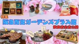 【西宮グルメ】阪急西宮ガーデンズ（プラス館） 飲食店全店掲載【特集】【関西 兵庫】 [upl. by Anahpets732]