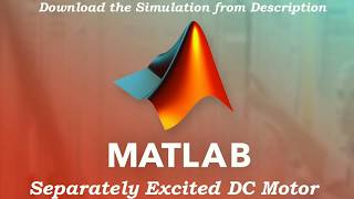 Separately Excited DC motor MATLAB Simulation  MATLAB HELP Tech Support [upl. by Auqined]