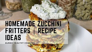 Homemade Zucchini Fritters  Recipe Ideas [upl. by Yllib950]