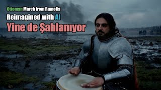 Ottoman Song from Rumelia Reimagined with AI Yine de Şahlanıyor Turkish  English Lyrics [upl. by Aifos]