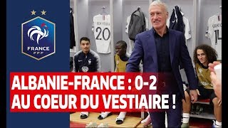 Dans le vestiaire des Bleus à Tirana 20 Equipe de France I FFF 2019 [upl. by Kuhlman]