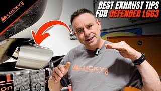 How to Install Exhaust Tips on Your Defender L663  StepbyStep Guide [upl. by Emile]