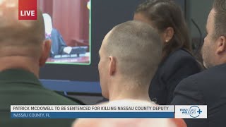 Moment Patrick McDowell learns hell be sentenced to death for killing of Florida deputy [upl. by Theis]