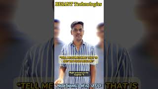 Self Intro Hacks Besant Technologies marathahalliJoin our courses for more placements shorts [upl. by Jezabel]