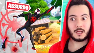 REAGISCO ALLO SPARARAGNATELE DI MILES MORALES SU FORTNITE 🕸️ [upl. by Adnorrahs]