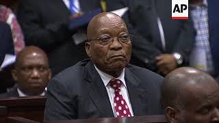 Former SAfrican President Zuma in court on corruption charges [upl. by Jereme]