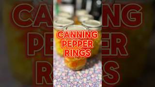 Canning pepper rings [upl. by Esened373]