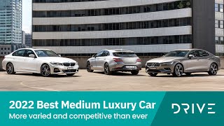 2022 Best Medium Luxury Car  Drive Car Of The Year  Drivecomau DCOTY [upl. by Ahsinrev]