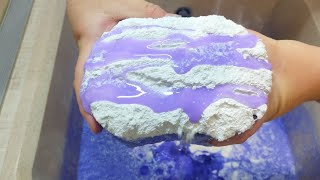 PURPLE OVERLOAD 💜 Sponges Squeezing 🤍 ASMR [upl. by Irakuy]