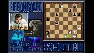 Carlsen vs Tang  Scotch Game chessgrandmaster chessgame chess chessgame chessstrategy [upl. by Noelani135]