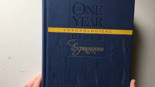 The One Year Chronological Bible  Expressions Bible Review [upl. by Nnaarual]