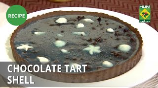 Chocolate Tart Shell Recipe  Masala Mornings  Masala TV  Shireen Anwar  Dessert [upl. by Helga122]