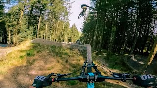 RIDING INSANE NEW DOWNHILL MTB JUMPS [upl. by Struve961]