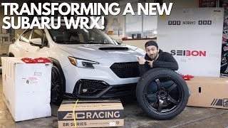 Completely Transforming a Brand New Subaru WRX [upl. by Sekofski]