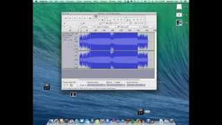 Audacity How to import music MAC TURTORIAL [upl. by Shien]