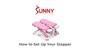 How to Assemble Total Body Pink Stepper Machine  P2000 [upl. by Regina]