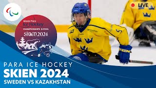 Day 1  Sweden vs Kazakhstan  Skien 2024 World Para Ice Hockey Championships BPool [upl. by Maire393]