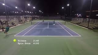 30 div  Nissan Titans vs Spin Doctors 10032024  Guam tennis [upl. by Eleinad]