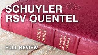 Schuyler RSV Quentel with Apocrypha – Full Bible Review [upl. by Kawasaki]