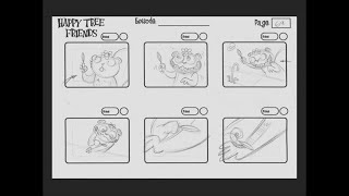 Happy Tree Friends TV Series Episode 4B  Wishy Washy  Storyboards [upl. by Terb]