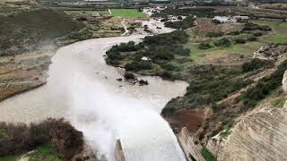 Asprokremmos dam overflowed 8 Jan 2020 [upl. by Bussey]