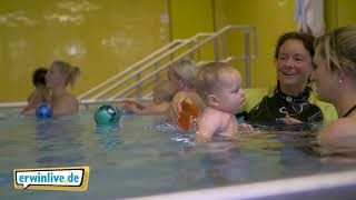 erwinlive I Klinikum Bielefeld I Babyschwimmen [upl. by Idel]