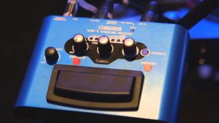 Boss VE1 Vocal Processor  In Action  NAMM 2015 Los Angeles [upl. by Nedyarb606]