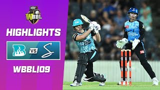 Brisbane Heat v Adelaide Strikers  WBBL09 [upl. by Fronniah]