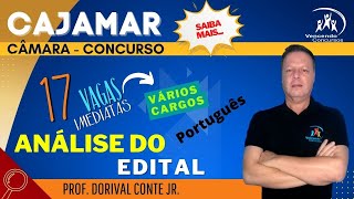 Gabaritando Câmara de Cajamar – Orientação de Estudos e Análise do Edital – Prof Dorival C Junior [upl. by Hiram]