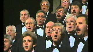 Treorchy Male Choir singing quotLlan Baglanquot on quotCanwn Moliannwnquot in 1990 [upl. by Rabin]