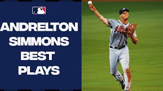 Andrelton Simmons defense was INSANE Best defensive plays in career [upl. by Denys]