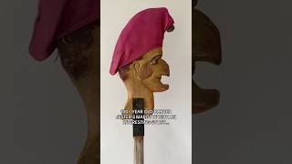 100 YEAR OLD CARVED JESTERS MAROTTE WITH AN INTERESTING STORY… [upl. by Ocicnarf968]