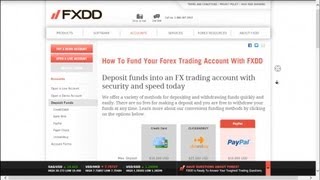 How to Deposit Funds with FXDD [upl. by Yrrag]