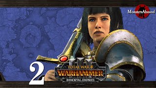 Total War Warhammer 3 Immortal Empires  Chevaliers de Lyonesse Repanse de Lyonesse 2 [upl. by Harsho203]