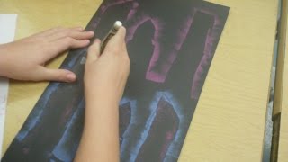 Art Lessons For Kids Chalk Pastel Cityscape Pt 1 [upl. by Ab]