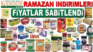 TARIM KREDİ MARKET RAMAZAN İNDİRİMLERİ  KOOPERATİF MARKET FİYATLARI SABİTLEDİ TARIM KREDİ KAMPANYA [upl. by Moynahan]