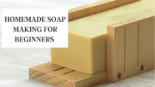 Homemade Soap Making For Beginners [upl. by Yerocal]