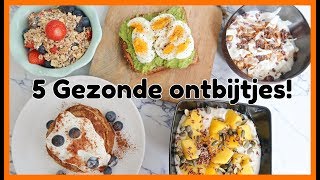 5 Recepten voor een Gezond Ontbijt  OPTIMAVITA [upl. by Tarah]