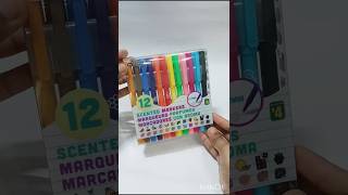 Scented Fruit Markers✍️🍒🍎🥭 shorts youtubeshorts suhanishub [upl. by Airlee385]