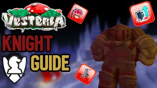 Ultimate Knight Guide  Vesteria [upl. by Coombs664]