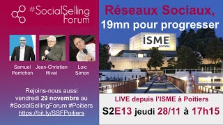 S2E13  Réseaux Sociaux  19mn pour progresser en direct de lISME [upl. by Nila]