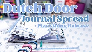 Weekly Creative Journal Setup amp Plan With Me December 2024 Dutch Door Spread [upl. by Nhar]