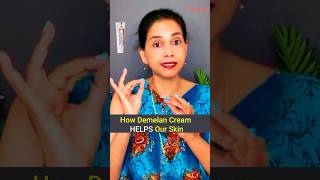 How Demelan cream benefits our skin [upl. by Naillimixam]