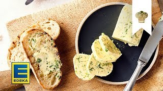 Kräuterbutter selber machen  Rezept für würzige Grillbutter mit Petersilie und Zitrone  EDEKA [upl. by Jeffries611]