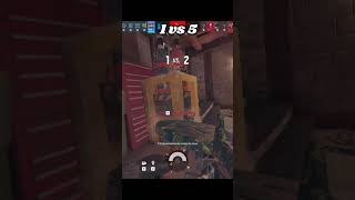 1 vs 5 tachanka goat ¿gano rainbowsixsiege shortvideo rainbowsixsiegeclip [upl. by Reinertson292]