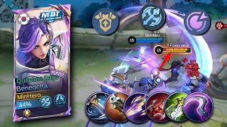 FULL DAMAGE BUILD BENEDETTA Damage nya Sakit Banget Sekali Skill satu Musuh Langsung Hilang [upl. by Essyle]