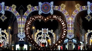 Lumières de Noël  Marché de Noël de Montbéliard 2018 [upl. by Gaut]