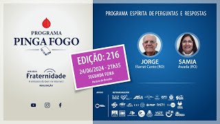 216 PingaFogo com Jorge Elarrat e Samia Awada [upl. by Kneeland]